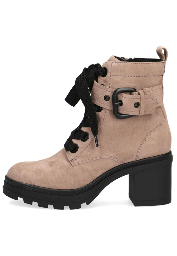 Caprice Stiefelette Leder Taupe - surf4shoes