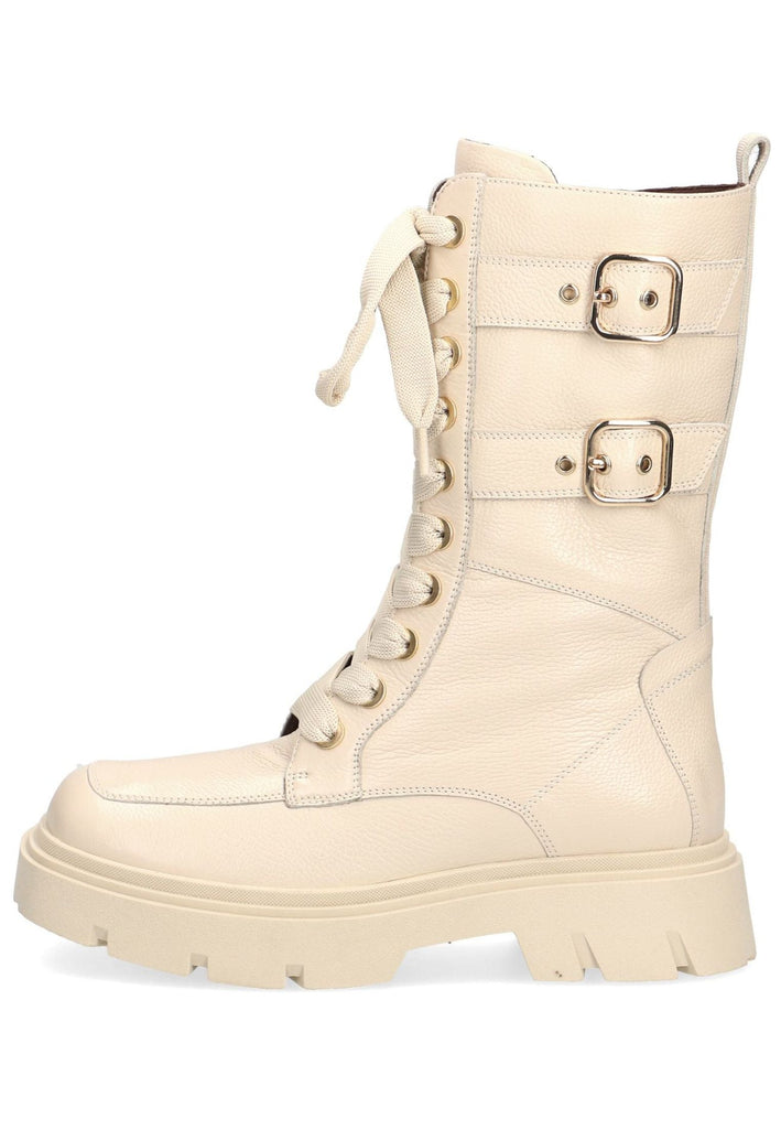 Caprice Stiefel Leder Creme - surf4shoes