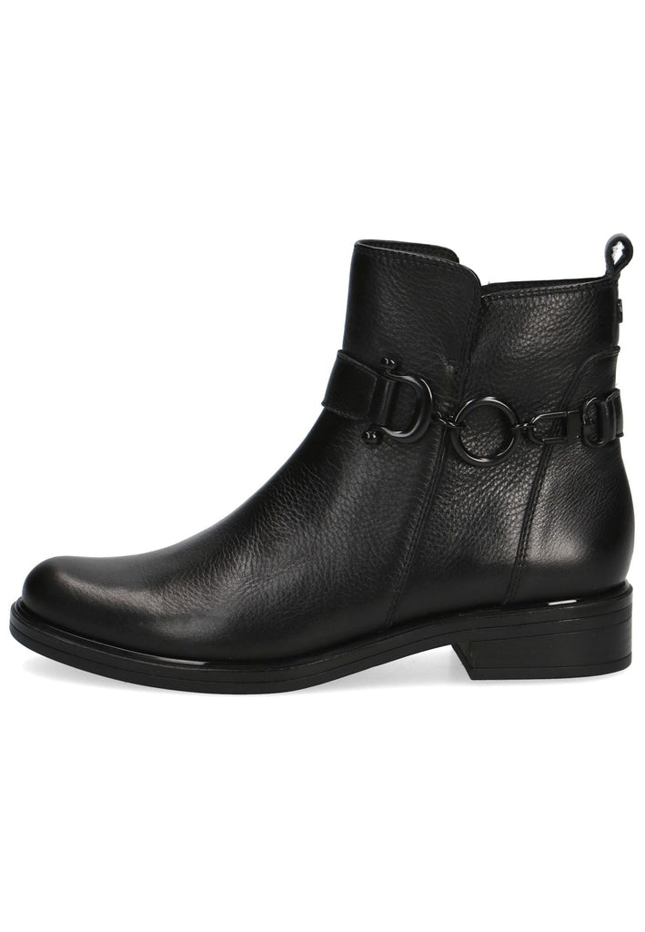 Caprice Stiefelette Leder Schwarz - surf4shoes