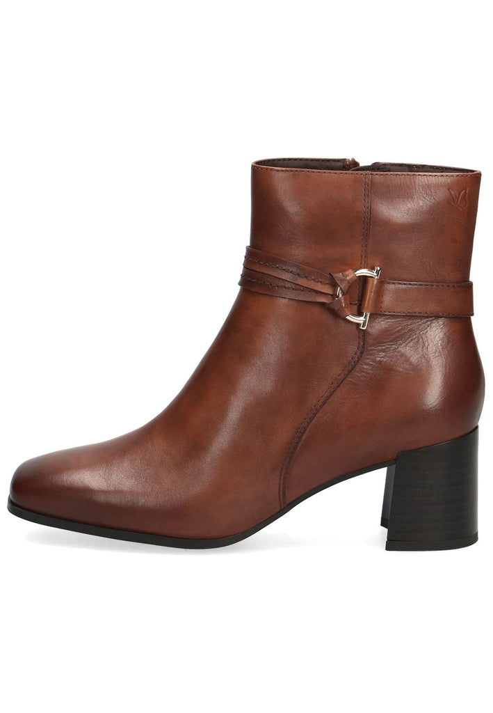 Caprice Stiefelette Leder Cognac - surf4shoes