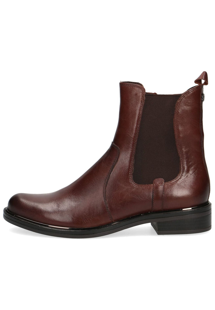 Caprice Stiefelette Leder/Textil Chestnut - surf4shoes