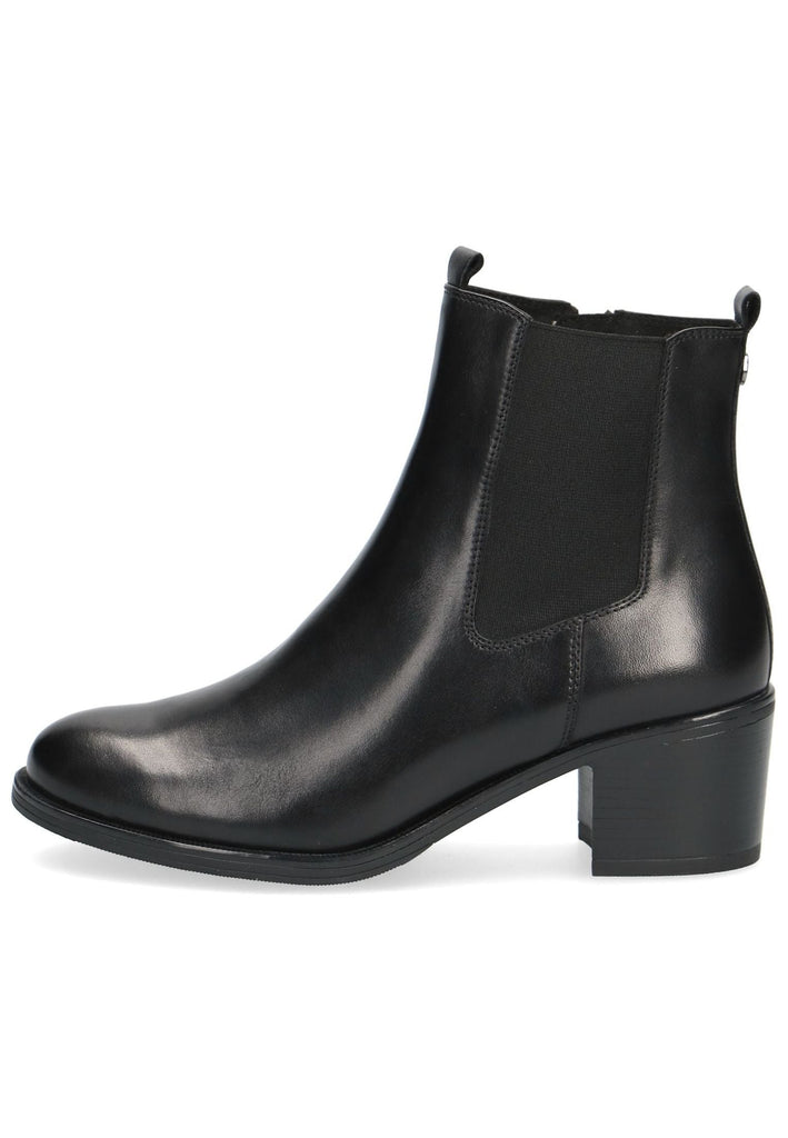 Caprice Stiefelette Leder Schwarz - surf4shoes