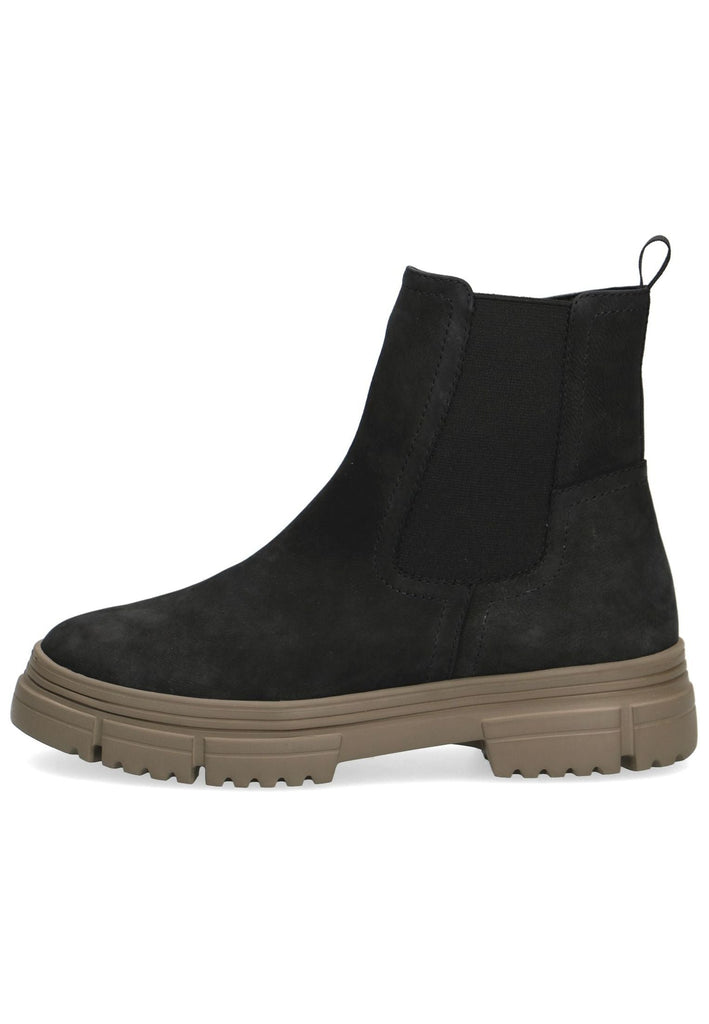 Caprice Stiefelette Leder/Textil Schwarz - surf4shoes