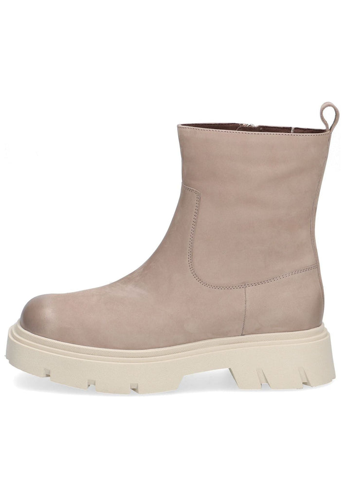 Caprice Stiefelette Leder Taupe - surf4shoes