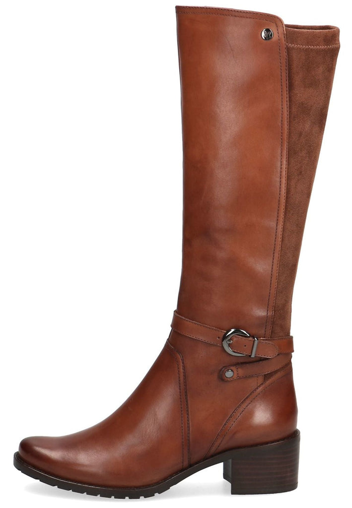 Caprice Stiefel Leder/Textil Cognac - surf4shoes