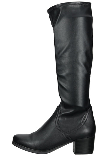 Caprice Stiefel Lederimitat Schwarz - surf4shoes