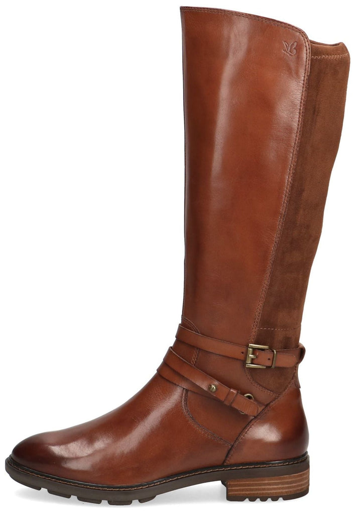 Caprice Stiefel Leder/Textil Cognac - surf4shoes