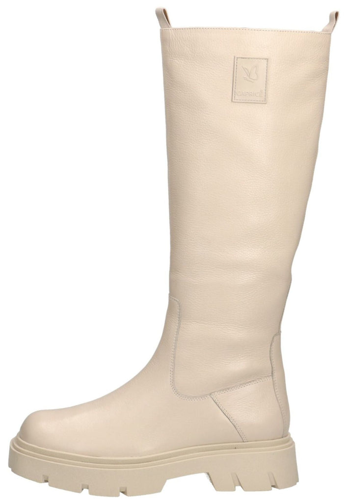 Caprice Stiefel Leder Creme - surf4shoes