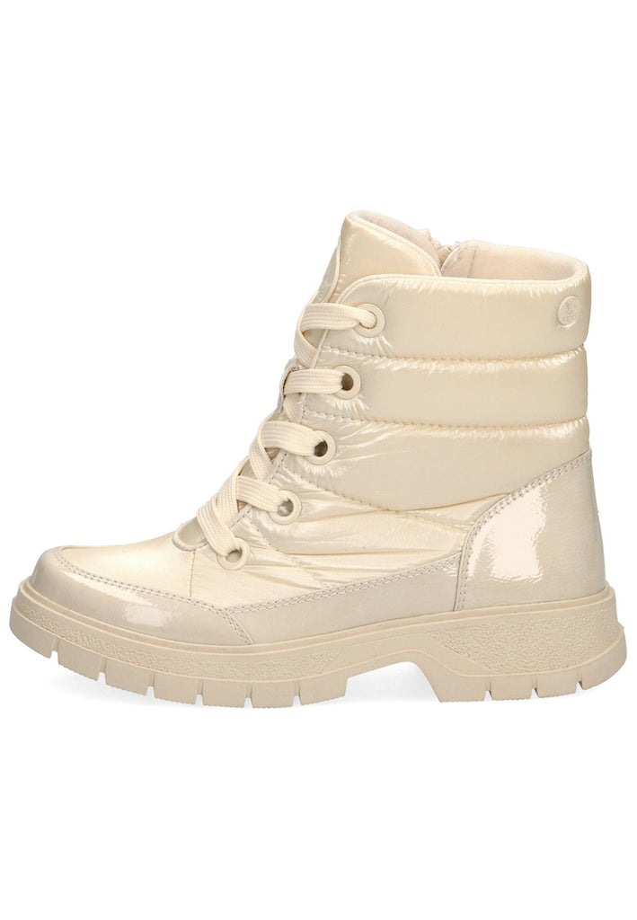 Caprice Stiefelette Lederimitat Beige - surf4shoes