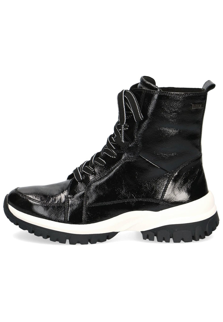 Caprice Stiefelette Leder Schwarz Warmfutter - surf4shoes