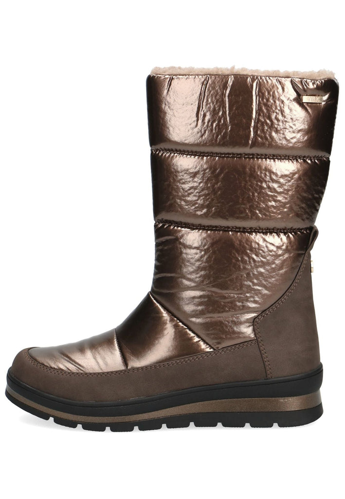Caprice Stiefel Lederimitat Bronze Warmfutter - surf4shoes