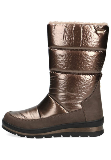 Caprice Stiefel Lederimitat Bronze Warmfutter - surf4shoes