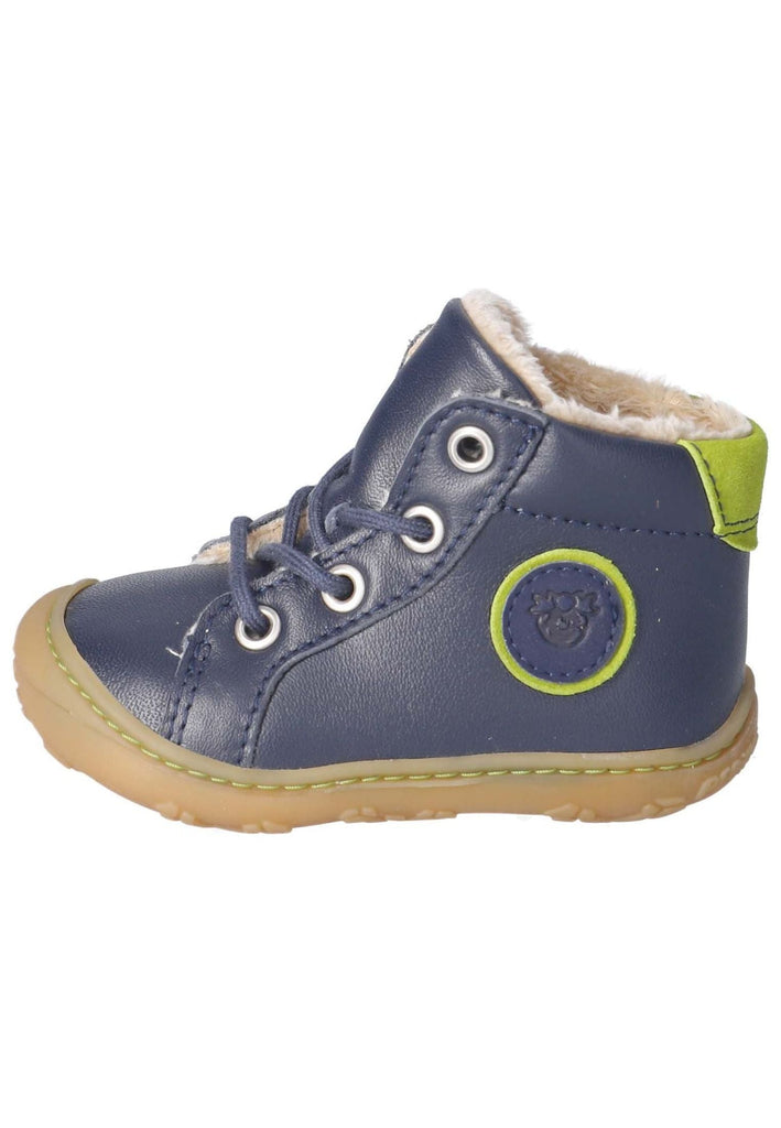 Pepino Halbschuhe Leder/Textil Dunkelblau Warmfutter - surf4shoes