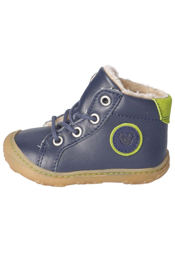 Pepino Halbschuhe Leder/Textil Dunkelblau Warmfutter - surf4shoes