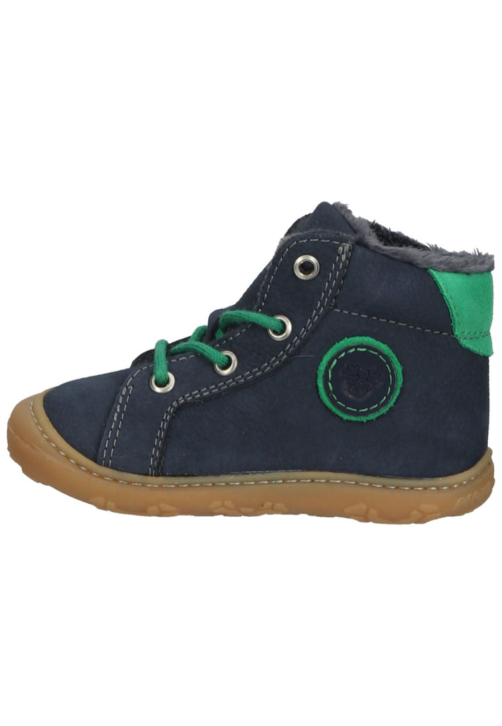 Pepino Halbschuhe Leder/Synthetik Blau/Grün Warmfutter - surf4shoes