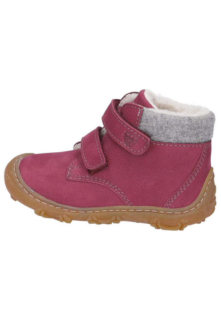 Pepino Halbschuhe Leder/Textil Fuchsia Warmfutter - surf4shoes