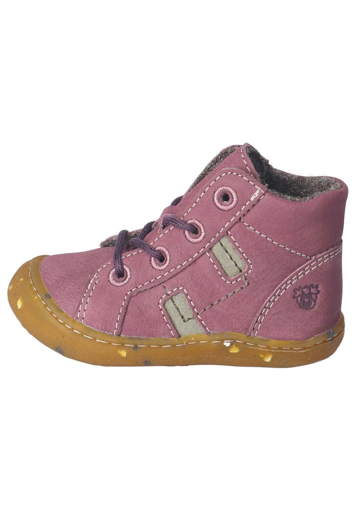 Pepino Halbschuhe Leder Pflaume Warmfutter - surf4shoes