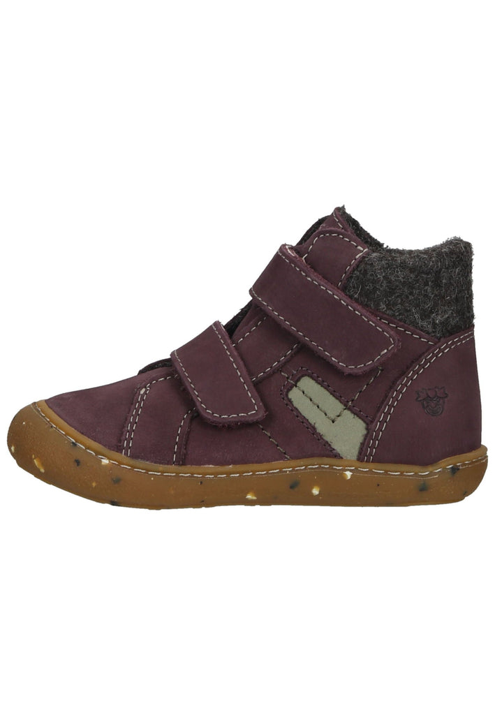 Pepino Halbschuhe Leder/Textil Pflaume Warmfutter - surf4shoes