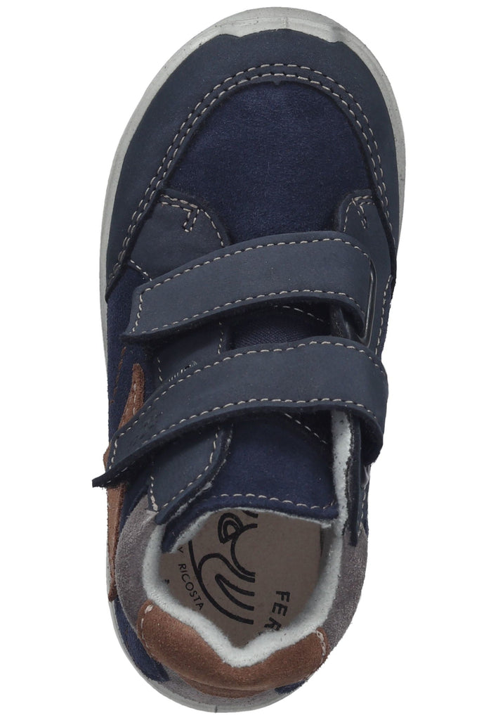 Pepino Sneaker Veloursleder/Textil Dunkelblau/Braun - surf4shoes