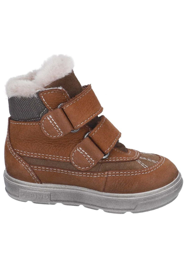 Pepino Stiefelette Veloursleder/Textil Curry Warmfutter - surf4shoes