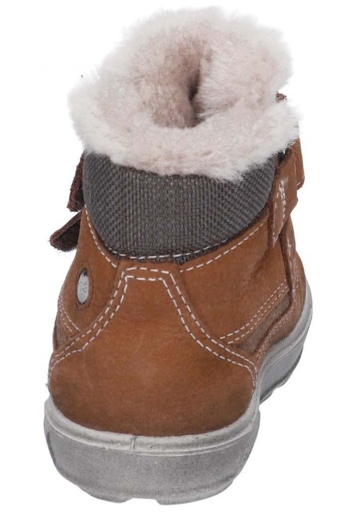 Pepino Stiefelette Veloursleder/Textil Curry Warmfutter - surf4shoes
