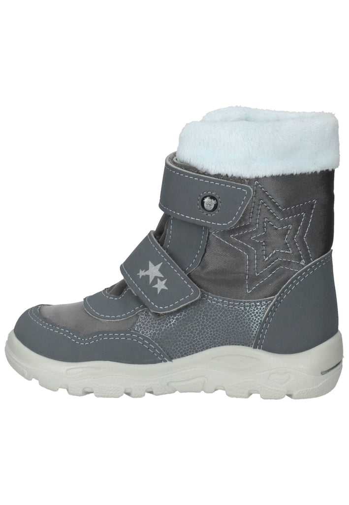 Pepino Stiefel Lederimitat/Textil Grau/Weiß Warmfutter - surf4shoes