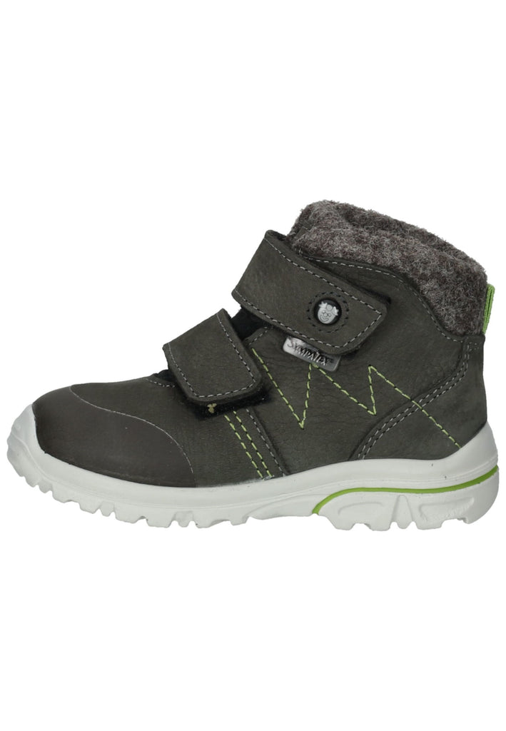 Pepino Stiefelette Leder/Synthetik Grau/Grün Warmfutter - surf4shoes