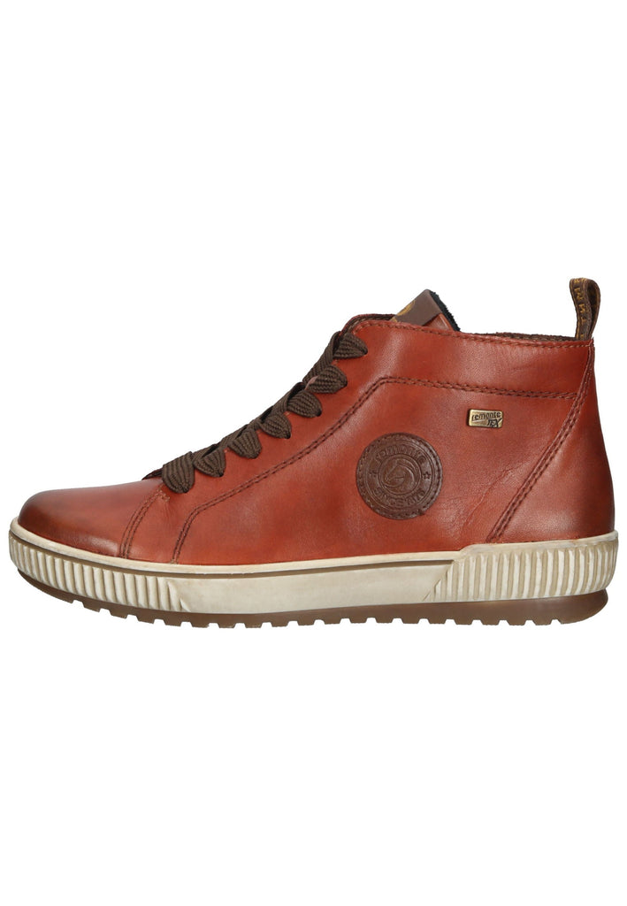 Remonte Sneaker Glattleder Chestnut - surf4shoes