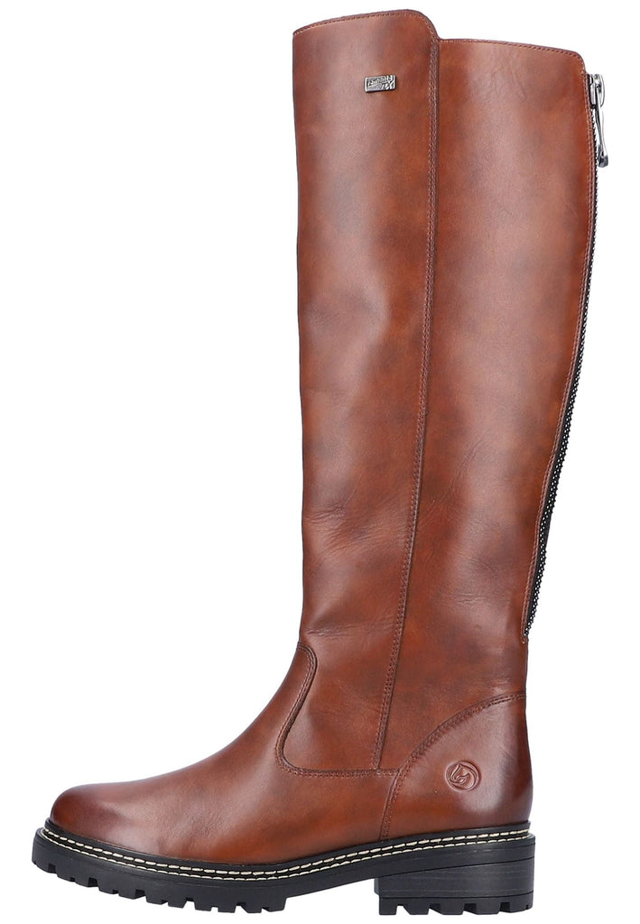 Remonte Stiefel Glattleder Chestnut - surf4shoes