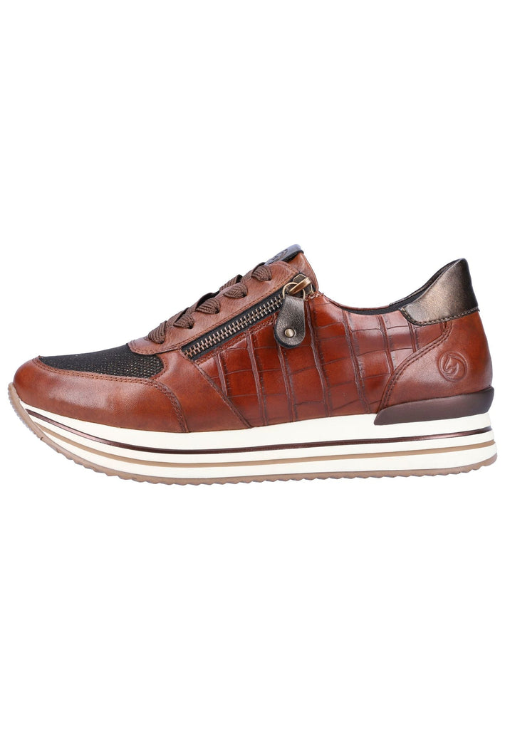 Remonte Sneaker Lederimitat Chestnut - surf4shoes