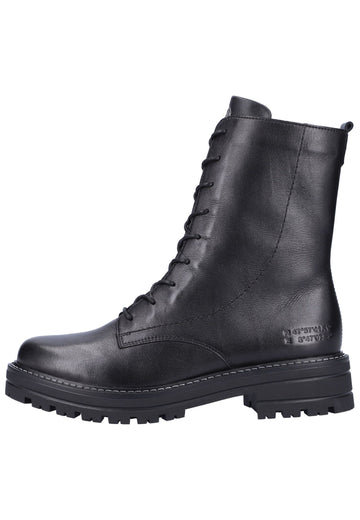 Remonte Stiefelette Glattleder Schwarz - surf4shoes