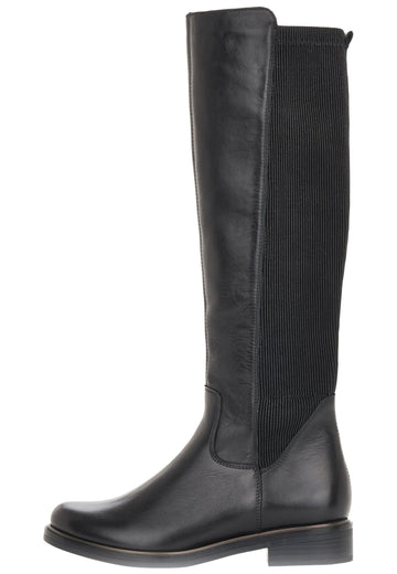 Remonte Stiefel Glattleder Schwarz - surf4shoes