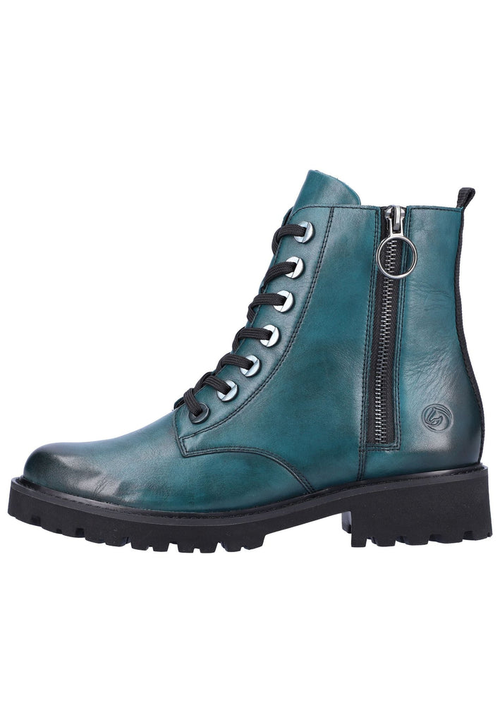 Remonte Stiefelette Glattleder Petrol - surf4shoes