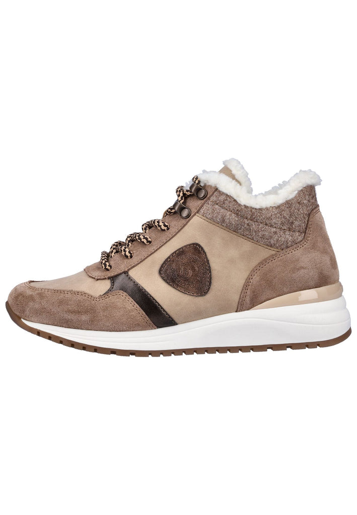 Remonte Sneaker Lederimitat Beige/Braun - surf4shoes
