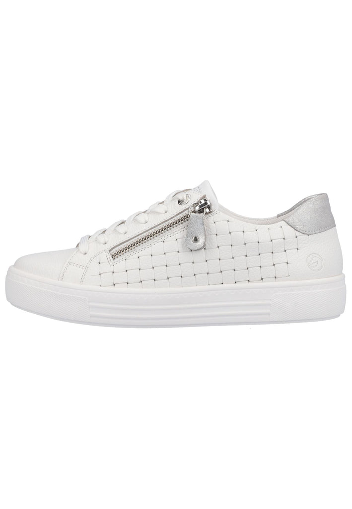 Remonte Sneaker Glattleder Weiß - surf4shoes