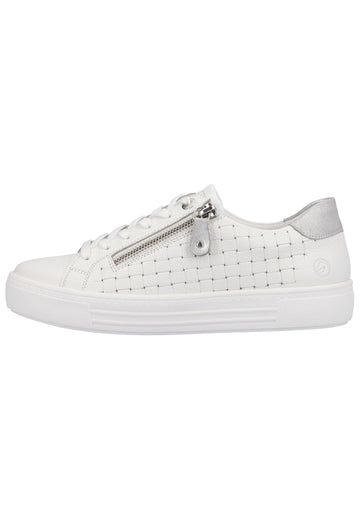 Remonte Sneaker Glattleder Weiß - surf4shoes
