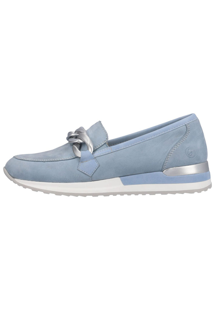 Remonte Slipper Veloursleder Sky - surf4shoes