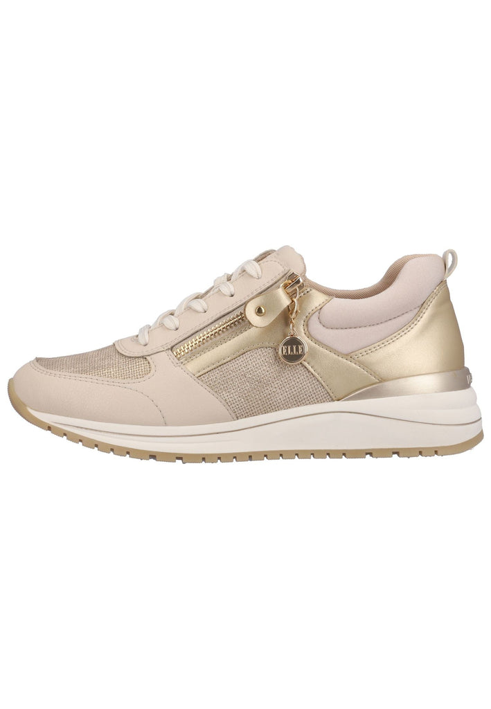 Remonte Sneaker Lederimitat Beige/Gold - surf4shoes