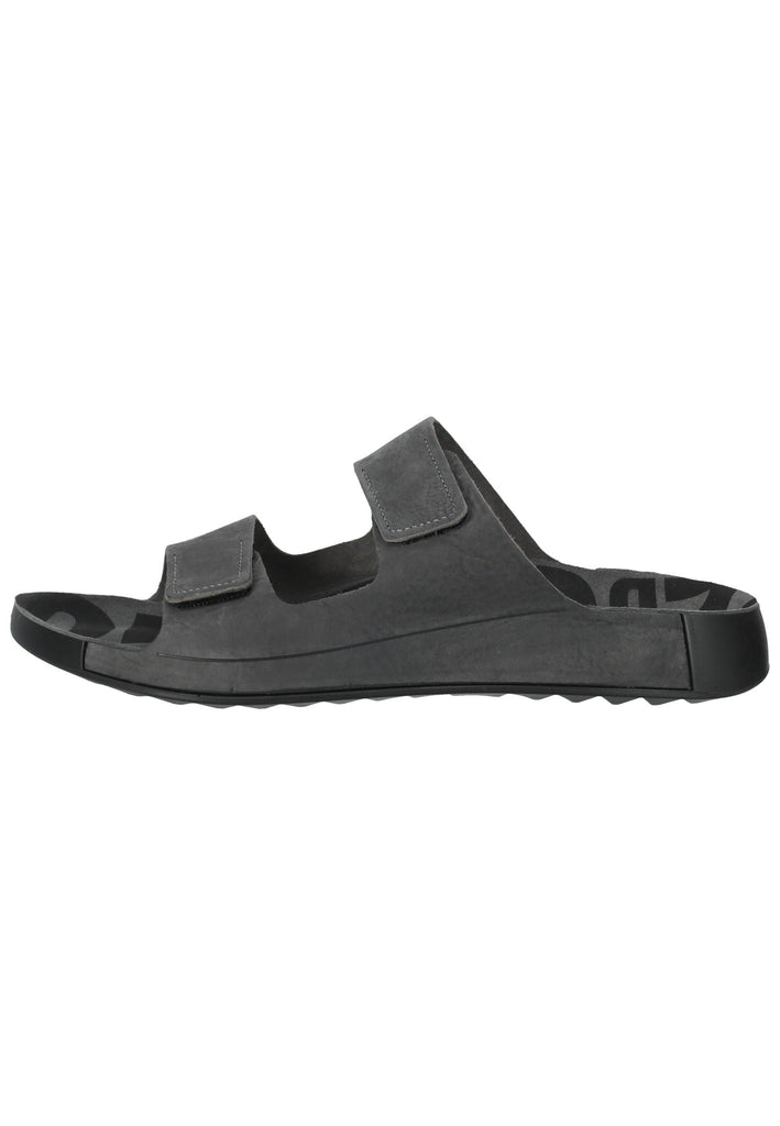 ecco Pantoletten Nubukleder Grau - surf4shoes