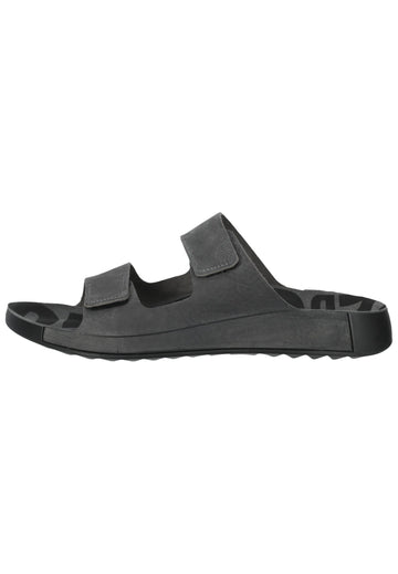 ecco Pantoletten Nubukleder Grau - surf4shoes