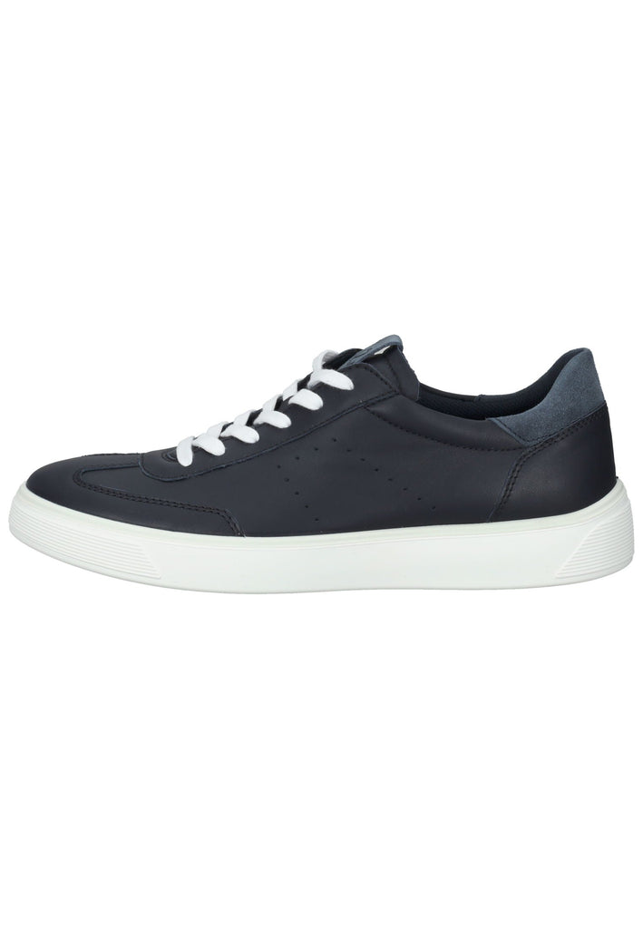 ecco Sneaker Leder Dunkelblau - surf4shoes
