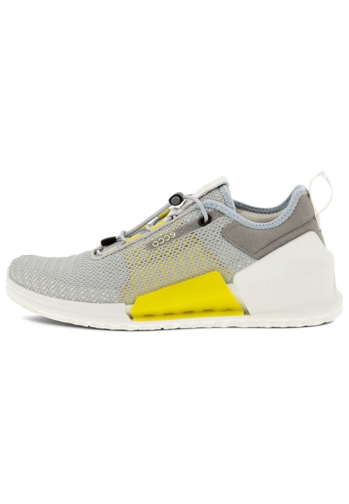 ecco Sneaker Textil Grau/Gelb - surf4shoes