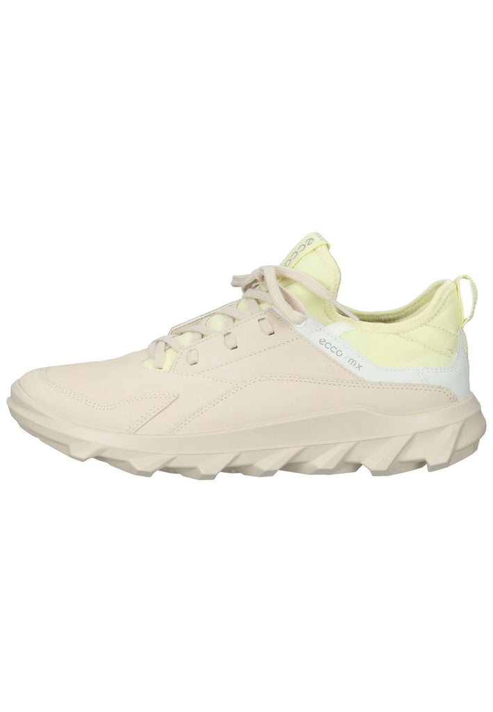 ecco Sneaker Leder/Textil Beige/Gelb - surf4shoes