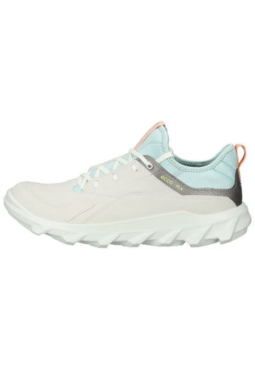 ecco Sneaker Leder Grau/Blau - surf4shoes