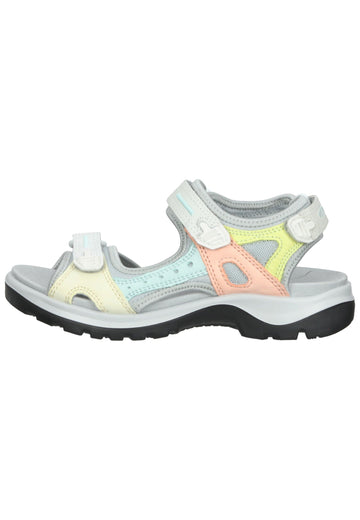 ecco Sandalen Nubukleder Grau/Multi - surf4shoes