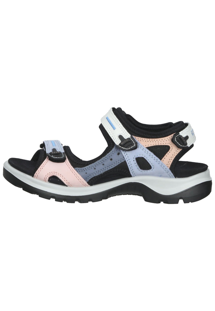 ecco Sandalen Nubukleder Schwarz Multi - surf4shoes