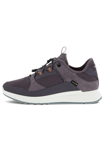 ecco Sneaker Lederimitat/Textil Grau - surf4shoes