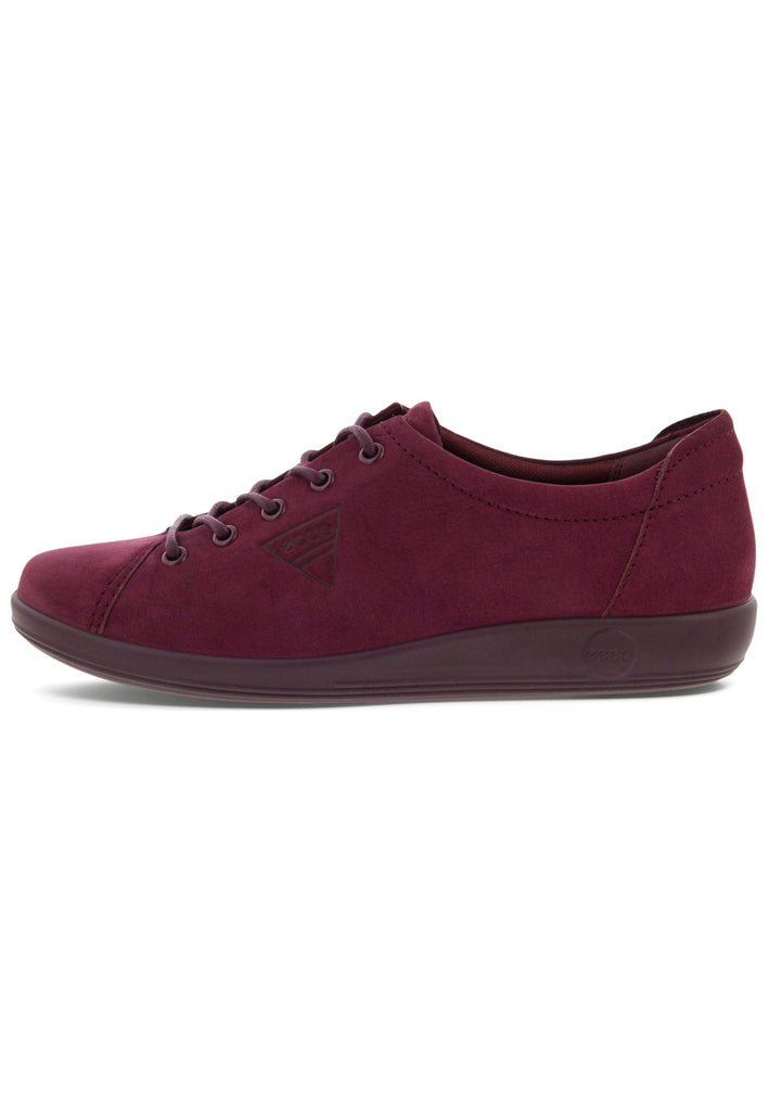 ecco Halbschuhe Nubukleder Bordeaux - surf4shoes