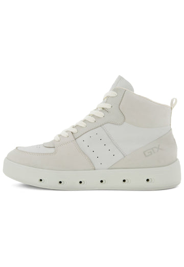 ecco Sneaker Glattleder Weiß Kombi - surf4shoes