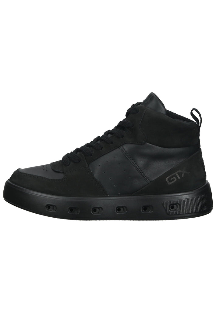 ecco Sneaker Glattleder Schwarz - surf4shoes